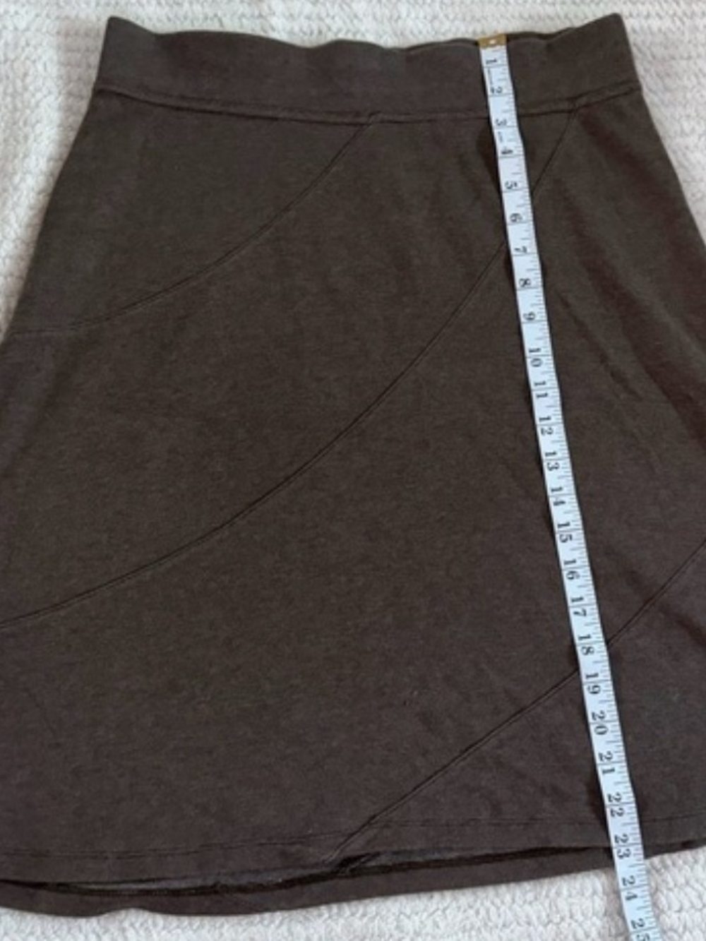 Horny Toad Brown A-Line Skirt